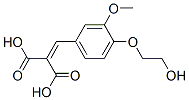 CAS 登录号：63754-83-6， [[4-(2-羟基乙氧基)-3-甲氧基苯基]亚甲基]丙二酸