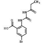 CAS#: 637728-14-4, 5-Bromo-2-[(propionylcarbamothioyl)amino]benzoic acid