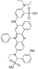CAS 登录号：6378-89-8， 酸性蓝 98