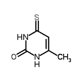 CAS#: 638-13-1, 6-Methyl-4-Thioxo-3,4-Dihydro-2(1H)-Pyrimidinone