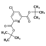 CAS 登录号：638128-19-5， 二(2-甲基-2-丙基)4-氯-2,6-吡啶二羧酸酯