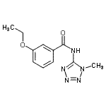 CAS#: 638146-83-5, 3-Ethoxy-N-(1-methyl-1H-tetrazol-5-yl)benzamide