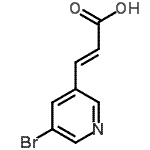 CAS#: 638220-12-9, (2E)-3-(5-Bromo-3-pyridinyl)acrylic acid
