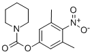 CAS 登录号：63867-70-9， 1-哌啶羧酸 (4-硝基-3,5-二甲苯基)酯
