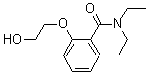 CAS 登录号：63886-92-0， N,N-二乙基-2-(2-羟基乙氧基)-苯甲酰胺