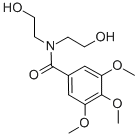 CAS 登录号：63886-97-5， N,N-二(2-羟基乙基)-3,4,5-三甲氧基苯甲酰胺
