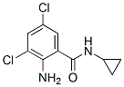CAS 登录号：63887-24-1， 2-氨基-N-环丙基-3,5-二氯苯甲酰胺