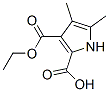 CAS 登录号：63900-79-8， 3-乙氧羰基-4,5-二甲基-1H-吡咯-2-羧酸