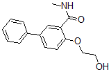 CAS#: 63906-81-0, 2-(beta-Hydroxyethoxy)-N-Methyl-5-Phenylbenzamide