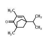 CAS 登录号：639061-02-2， 5-异丙基-1,3-二甲基双环[3.2.1]辛-3-烯-2-酮