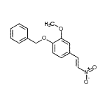 CAS 登录号：63909-38-6， 1-(苄氧基)-2-甲氧基-4-[(E)-2-硝基乙烯基]苯