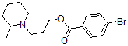 CAS 登录号：63916-64-3， 3-(2-甲基哌啶基)丙基 4-溴苯甲酸酯