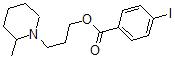 CAS 登录号：63916-89-2， 3-(2-甲基哌啶基)丙基 4-碘苯甲酸酯
