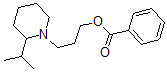 CAS 登录号：63916-94-9， 3-(2-异丙基哌啶基)丙基苯甲酸酯