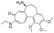 CAS 登录号：63917-72-6， (S)-7-氨基-6,7-二氢-10-乙基氨基-1,2,3-三甲氧基苯并[a]庚搭烯-9(5H)-酮