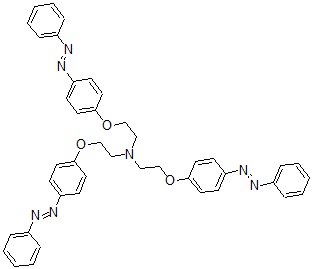 CAS#: 63918-26-3, beta-(4-Phenylazophenoxy)-N,N-Bis[2-(4-Phenylazophenoxy)Ethyl]Ethanamine