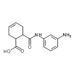 CAS#: 639461-53-3, 6-[(3-Aminophenyl)carbamoyl]-3-cyclohexene-1-carboxylic acid