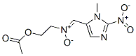 CAS 登录号：63958-44-1， N-(2-乙酰氧基乙基)-N-[(1-甲基-2-硝基-1H-咪唑-5-基)亚甲基]胺氧化物