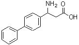 CAS 登录号：63974-15-2， 3-氨基-3-(4-联苯基)丙酸