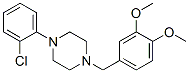 CAS 登录号：63978-29-0， 1-(3,4-二甲氧基苄基)-4-(2-氯苯基)哌嗪