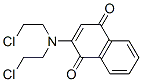 CAS 登录号：63978-91-6， 2-二(2-氯乙基)氨基-1,4-萘醌