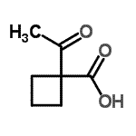 CAS 登录号：639782-98-2， 1-乙酰基环丁烷羧酸