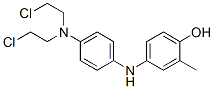 CAS 登录号：63979-57-7， 4-[[4-[二(2-氯乙基)氨基]苯基]氨基]-2-甲基苯酚