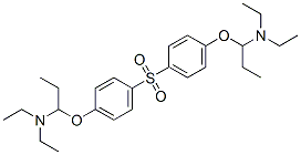 CAS 登录号：63980-03-0， 二[4-(1-二乙基氨基丙氧基)苯基]砜