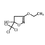 CAS#: 639815-70-6, 3-Ethoxy-5-(trichloromethyl)-4,5-dihydro-1,2-oxazol-5-ol