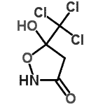 CAS 登录号：639815-71-7， 5-羟基-5-(三氯甲基)-1,2-恶唑烷-3-酮