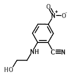CAS 登录号：63989-40-2， 2-[(2-羟基乙基)氨基]-5-硝基苯甲腈
