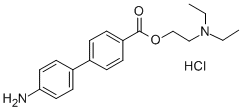 CAS#: 63992-36-9, 4'-Amino-4-Biphenylcarboxylic Acid 2-(Diethylamino)Ethyl Ester Hydrochloride
