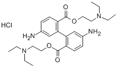 CAS#: 63992-38-1, Bis[2-(diethylamino)ethyl] 5,5'-diaminobiphenyl-2,2'-dicarboxylate hydrochloride