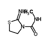 CAS#: 64002-05-7, 2-Imino-N-methyl-1,3-thiazolidine-3-carboxamide