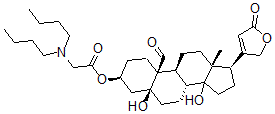 CAS#: 64011-27-4, 3beta-[(Dibutylaminoacetyl)Oxy]-5,14-Dihydroxy-19-Oxo-5beta-Card-20(22)-Enolide