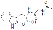 CAS 登录号：64013-28-1， N-(N-乙酰基甘氨酰)-L-色氨酸