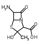 CAS#: 640287-63-4, 6-Amino-3-hydroxy-3-methyl-7-oxo-4-thia-1-azabicyclo[3.2.0]heptane-2-carboxylic acid