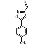 CAS 登录号：640292-02-0， 5-(4-甲基苯基)-1,2-恶唑-3-甲醛