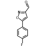 CAS#: 640292-06-4, 5-(4-Fluorophenyl)-1,2-oxazole-3-carbaldehyde