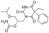 CAS 登录号：64038-12-6， 1-[2-(氨基羰基氧基)-3-异丙氧基丙基]-5-乙基-5-苯基-2,4,6(1H,3H,5H)-嘧啶三酮