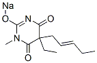 CAS#: 64038-20-6, 5-Ethyl-1-Methyl-5-(2-Pentenyl)-2-Sodiooxy-4,6(1H,5H)-Pyrimidinedione