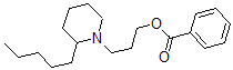 CAS 登录号：64050-38-0， 3-(2-戊基哌啶)丙基苯甲酸酯