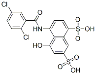 CAS 登录号：6407-95-0， 8-(2,5-二氯苯甲酰胺基)-1-萘酚-3,5-二磺酸