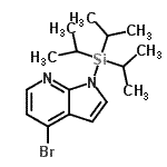 CAS 登录号：640735-24-6， 4-溴-1-(三异丙基硅烷基)-1H-吡咯并[2,3-b]吡啶