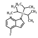 CAS 登录号：640735-25-7， 4-氟-1-(三异丙基硅烷基)-1H-吡咯并[2,3-b]吡啶