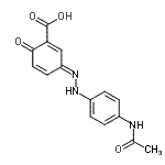 CAS#: 6408-39-5, (3E)-3-[(4-Acetamidophenyl)Hydrazono]-6-Oxo-1,4-Cyclohexadiene-1-Carboxylic Acid