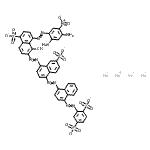 CAS#: 6409-85-4, Tetrasodium 2-[(4-{[4-({8-[(2,4-Diamino-5-Nitrophenyl)Diazenyl]-1-Hydroxy-5-Sulfonato-2-Naphthyl}Diazenyl)-6-Sulfonato-1-Naphthyl]Diazenyl}-1-Naphthyl)Diazenyl]-1,4-Benzenedisulfonate