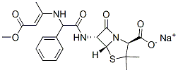 CAS#: 64099-47-4, Sodium [2S-[2alpha,5alpha,6beta(S*)]]-6-[[[(3-Methoxy-1-Methyl-3-Oxoprop-1-Enyl)Amino]Phenylacetyl]Amino]-3,3-Dimethyl-7-Oxo-4-Thia-1-Azabicyclo[3.2.0]Heptane-2-Carboxylate