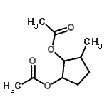 CAS#: 64137-26-4, 3-Methyl-1,2-cyclopentanediyl diacetate