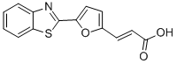CAS 登录号：64154-13-8， (2E)-3-[5-(1,3-苯并噻唑-2-基)-2-呋喃基]丙烯酸